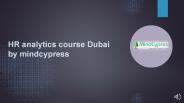 HR Analytics course Dubai