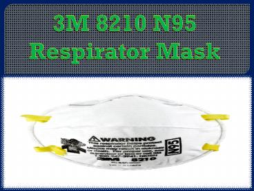 3M 8210 N95 Respirator Mask