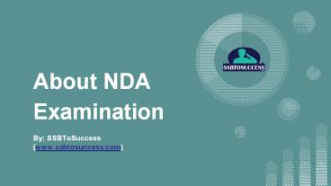 Know All About NDA Examination (1)