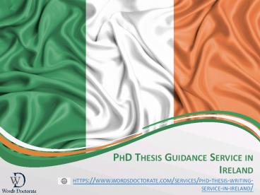PhD thesis writing services in ireland