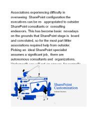 Microsoft SharePoint Consultants