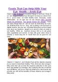 Foods That Can Help With Your Eye Health - Arohi Eye Hospital PowerPoint PPT Presentation