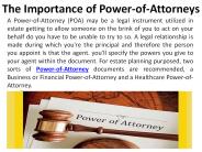The Importance of Power-of-Attorneys