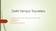 Tempo traveller on rent delhi (1) PowerPoint PPT Presentation