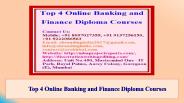 Top 4 Online Banking and Finance Diploma Courses