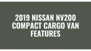 2019 Nissan NV200 Compact Cargo