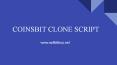 Coinsbit Clone Script