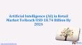 Artificial Intelligence (AI) in Retail Market PowerPoint PPT Presentation