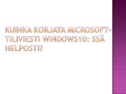 microsoft asiakaspalvelu numero