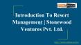 India’s Top Resort Development Companies in Pune | Stonewood Ventures (1) PowerPoint PPT Presentation