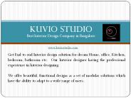 Best Interior Designers in Bangalore – Kuvio Studio