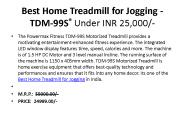 Best Home Treadmill for Jogging (1)