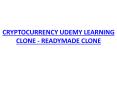 CRYPTOCURRENCY UDEMY LEARNING CLONE - READYMADE CLONE