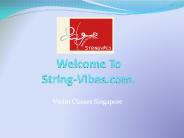 Private Violin Lessons Singapore