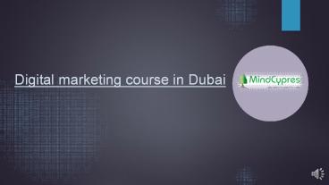 digital marketing courses