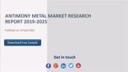 Antimony Metal Market Research Report 2019-2025