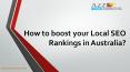 How to boost your Local SEO Rankings in Australia? PowerPoint PPT Presentation