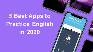 5 Best Apps to Practice English In 2020