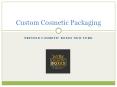 Custom Cosmetic Boxes Wholesale PowerPoint PPT Presentation