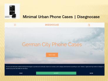 Berlin iPhone case