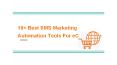 10+ best sms marketing automation tools for e commerce PowerPoint PPT Presentation
