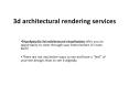 3D Architectural Rendering Services in India PowerPoint PPT Presentation
