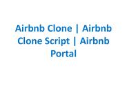 Airbnb Clone | Airbnb Clone Script | Airbnb Portal