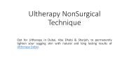 Ultherapy NonSurgical Technique