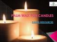 Palm Wax for Candles Making