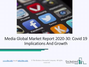 Media Market Trends with Market Insights as Per TBRC Analysis Latest ...