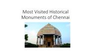 Historical Monuments in Chennai