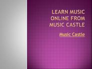 Learn Music Online - Music Castle