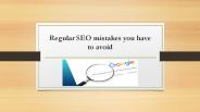 Common SEO mistakes you need to avoid