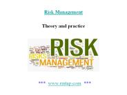 Risk management