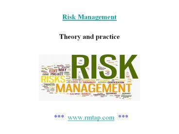 Risk management (1)