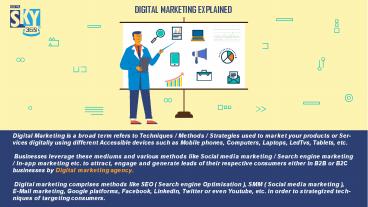 DIGITAL MARKETING EXPLAINED by Digital sky 360