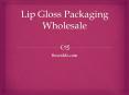 Get the Best Lip Gloss Packaging Wholesale in the USA, PowerPoint PPT Presentation