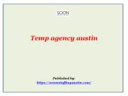 Temp agency austin
