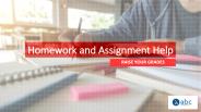 Homework and Assignment Help