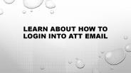 Learn About How to Login into Att Email