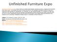 Unfinished Round Dining Table PowerPoint PPT Presentation