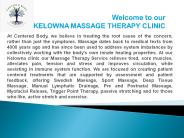 Massage Kelowna
