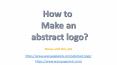 Abstract logo PowerPoint PPT Presentation