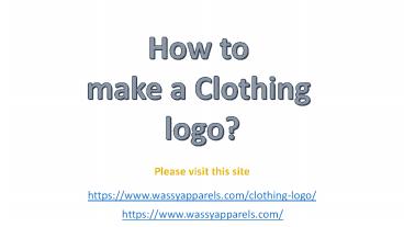 Clothing logo