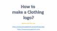 Clothing logo PowerPoint PPT Presentation