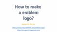 Emblem logo PowerPoint PPT Presentation