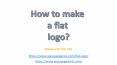 Flat logo PowerPoint PPT Presentation