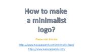 Minimalist logo