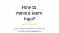 Team logo PowerPoint PPT Presentation