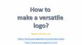 Versatile logo PowerPoint PPT Presentation